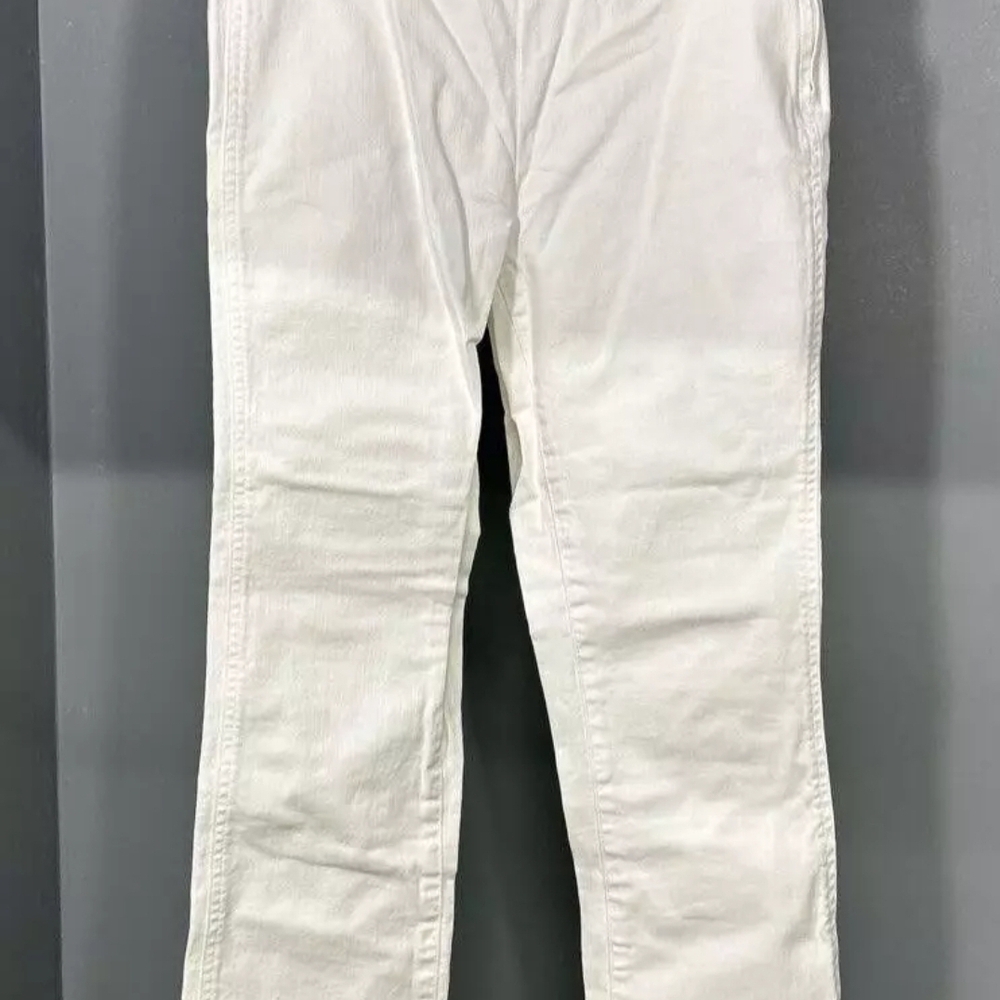 Lilly Pulitzer Ocean Cay High Rise Crop Pants Resort White Jeans Size 6